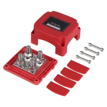Imagem de Bloco de distribuição de energia | Bloco de distribuição de energia negativo de 48 V para barramento RV - conector acessórios de carro resistentes para veículos scooter RV fiação solar eletricistas