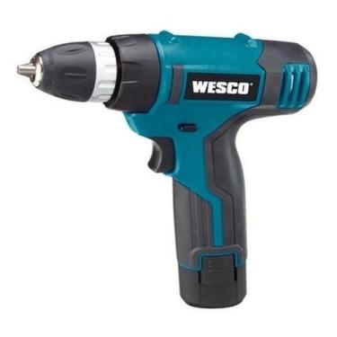 Imagem de Furadeira Parafusadeira - Sem Fio - Wesco - Azul - 110V/220V