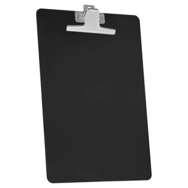 Imagem de Acrimet Prancheta Ofício Premium Preta, Prendedor Metálico e Régua Lateral, 1 Unidade, 930.5