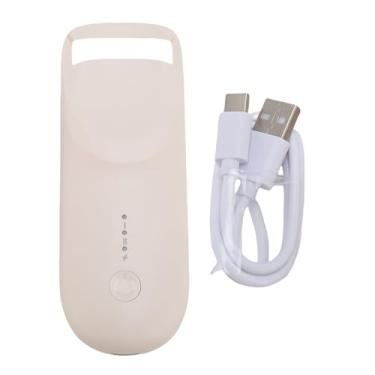 Imagem de ZJchao Modelador de Cílios Aquecido Sem Fio Aquecimento Rápido Grande Angular Modelador de Cílios Elétrico 2 Configurações de Temperatura Modelador de Cílios Recarregável Ferramenta de (Damasco)