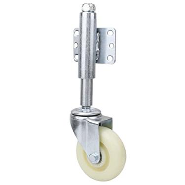 Imagem de Generic Roda de Portão Universal, Rodízio de Rolo de Porta, Rodízio Resistente Branco de 440 Libras, 4 Tamanhos para Casa, Capacidade de Carga de 440 Libras, Fazenda de Hardware de Portão