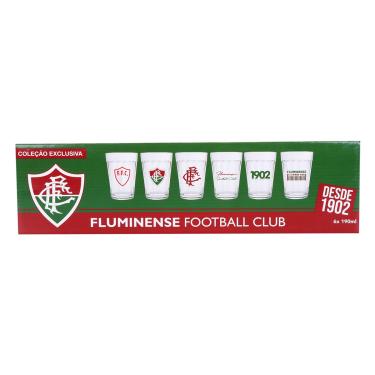 Imagem de Conjunto de Copos Americano Fluminense Allmix 190 ml - 6 Unidades-Unissex