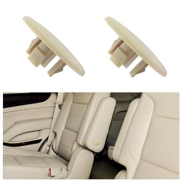 Imagem de wedfish Tampa de apoio de braço de carro 2 peças para assento de carro, tampa de descanso de braço de carro OEM # 15279689, 15279690, acessórios de carro interiores compatíveis com GMC Sierra Yukon