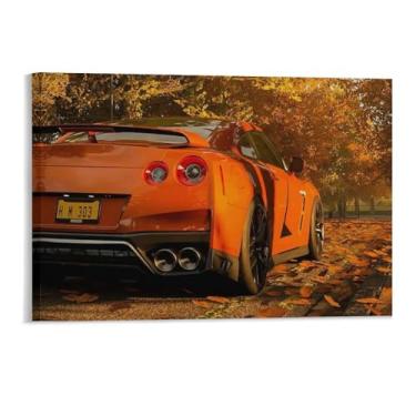 Imagem de HouLaiZhe Jdm Carro Esporte Outono Fallout Posters Tela Estética Decoração de Parede Pintura de Parede Impressões Sala de Galeria Decoração de Parede para Quarto Sala de Estar Escritório 11 x 17