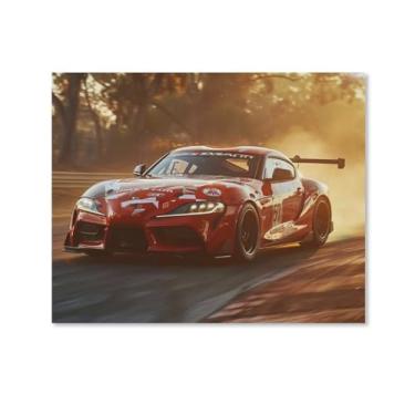 Imagem de HouLaiZhe Drift Car Sup Jdm Pôsteres de poeira de carro tela estética decoração de sala de parede impressões de parede sala de galeria decoração de parede para quarto sala de estar escritório 11 x 14