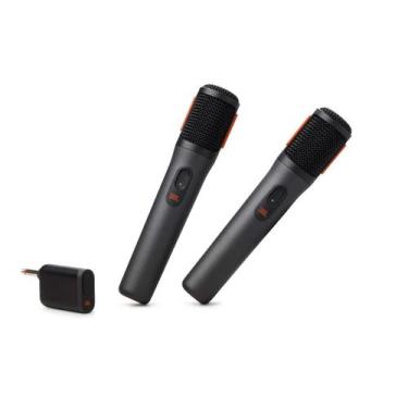 Imagem de Kit Com 02 Microfones Sem Fio JBL Black Wireless