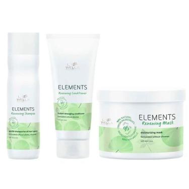 Imagem de Wella Professionals Elements Renewing Kit  Shampoo + Máscara + Condici