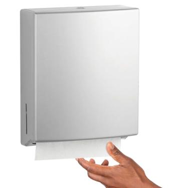 Imagem de Bobrick B-4262 Dispensador de toalha de papel montado na superfície, toalha em C ou multidobra