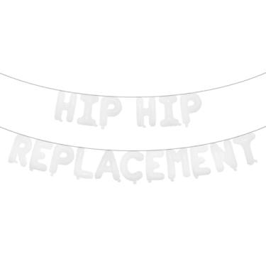 Imagem de Faixa de balão de substituição de quadril com glitter para homens, artigos de festa de aniversário, ideias e presentes, decorações de aniversário para adultos de 21, 30, 40, 50, 60, 70, 80 anos