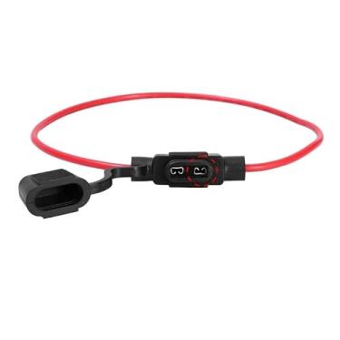 Imagem de 5/10pcs Car Mni B1ade Fuse Holder Splash-proof Box 12V 30A with Fuses B1ade Wire Cutoff Switch Socket Automotive Fuse Socket (Size : Red)