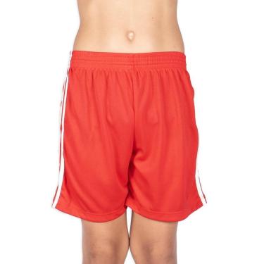 Imagem de Short I Sport Listras Futebol Juvenil Vermelho-Unissex