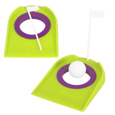 Imagem de Copos de Putting | Acessórios Com Putter E Bandeira - Acessórios de Putting para Prática de Golfe | para Jardim Relvado Sala de Jogos Exterior Homens Mulheres Atletas Iniciantes