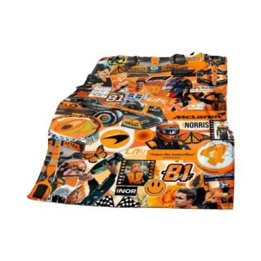 Imagem de Cobertor Impresso Landos Norris Macio E Confortável Cobertor Quente Pa