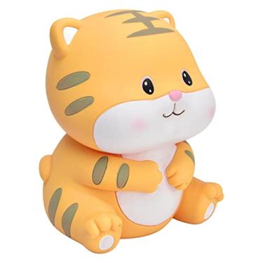 Imagem de Bonito Tigre Crianças Cofrinho Eco Amigável Moeda Banco Premium Vinil Ideal Presente Quarto Escritório