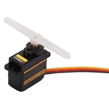 Imagem de Cosiki Conjunto de Servo de Engrenagem de Metal de Alta Velocidade Com Plugue Futaba/JR para EMAX ES08MA II Desempenho Super Suave para Asas Fixas, 450 Helicópteros e Robôs