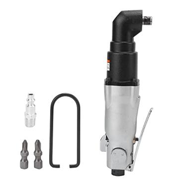 Imagem de Chave de fenda pneumática KP808L Ferramenta pneumática com cabo de cotovelo de impacto de alto desempenho com velocidade ajustável 7000 RPM para fabricação de máquinas Reparação (Estilo EUA)