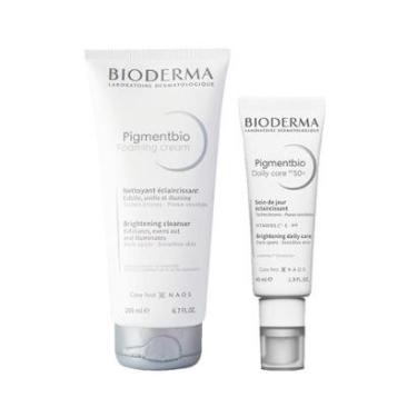 Imagem de Kit Bioderma Pigmentbio - Sabonete Esfoliante e Gel Creme Clareador Facial Daily Care-Unissex