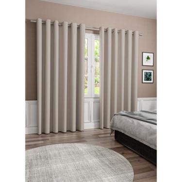 Imagem de Cortina 100% Blackout 400cm X 250cm Castor - Belchior