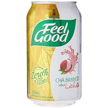 Imagem de Chá Branco Sabor Lichia Feel Good Lata 330ml