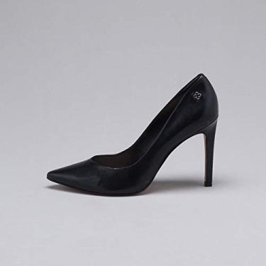 Imagem de Scarpin Couro Preto 38