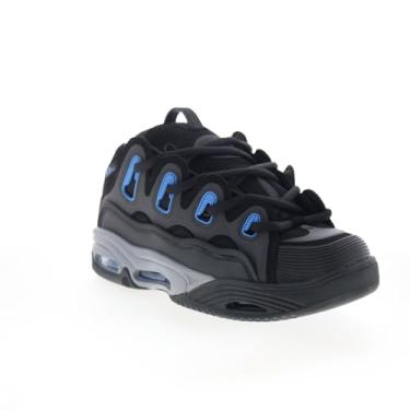 Imagem de Osiris Tênis masculino inspirado no skate D3 2001, Preto/cinza/azul, 39