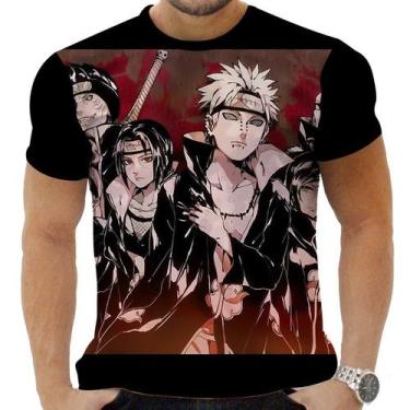 Imagem de Camiseta Camisa Personalizada Anime Naruto Akatsuki 05 - Zahir Store, 