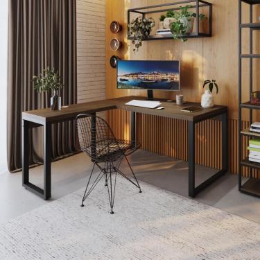 Imagem de Mesa em L Diretor 150x160x75cm Yon