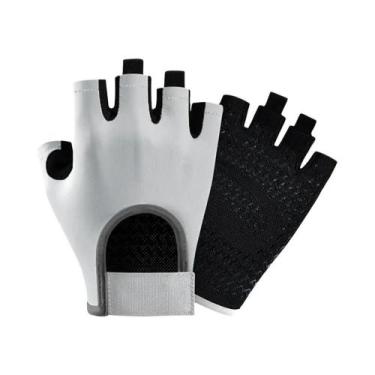 Imagem de Luvas De Academia Unissex Respiráveis E Antiderrapantes Com Alça Ajust