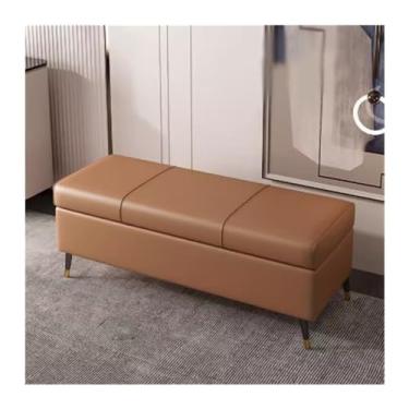 Imagem de CFGH6FDF Banqueta de sapato de entrada para uso doméstico, porta de entrada, entrada, sofá de cabeceira longo, pode ser mudroom (ouro, 80 cm)
