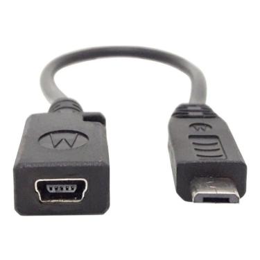 Imagem de Cabo Adaptador Mini Usb Femea Para Micro Usb Macho Conversor