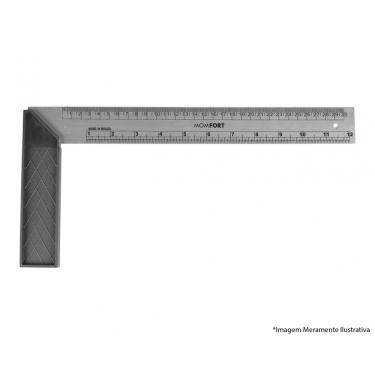 Imagem de Esquadro Pvc Momfort 10/25Cm 616010