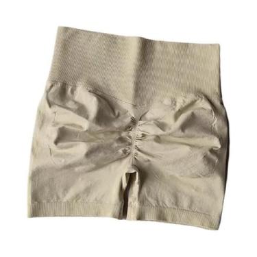 Imagem de Shorts De Yoga De Cintura Alta Respiráveis Para Mulheres, Ideais Para 