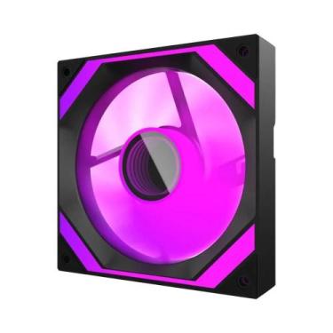 Imagem de Ventilador De Gabinete RGB 120mm Aigo AIR12 4 Pinos PWM 3 Pinos 5V Unl