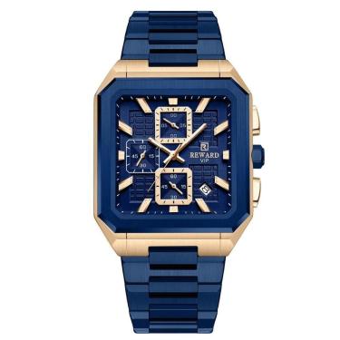 Imagem de Relógio multifuncional masculino quadrado moda luminosa reward