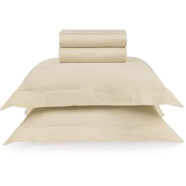 Imagem de Jogo de Cama Karsten Dallas 300 Fios 4 Peças Queen Bege