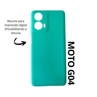 Imagem de Capa Capinha Aveludada Compatível Para Motorola Moto G04