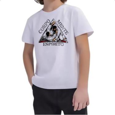 Imagem de Camiseta Infantil Jiu-Jitsu Corpo Mente Espirito - Alearts, 8