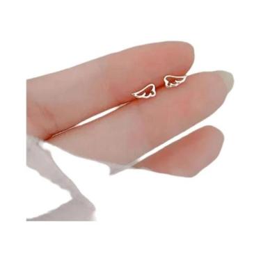 Imagem de Brincos De Coração E Estrela Mini Hipoalergênicos Para Mulheres, Joias