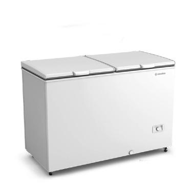 Imagem de Freezer Horizontal Inverter 2 Tampas Metalfrio Dupla Ação 417 Litros DA420IF Branco - Bivolt