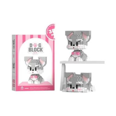 Imagem de Blocos De Montar De Cachorrinho Fofo: Brinquedo Educacional De Micro P