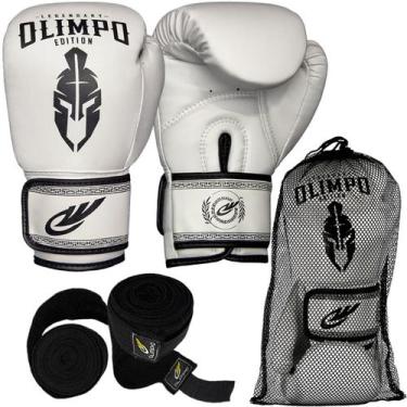 Imagem de Kit Luva Boxe Muay Thai Bandagem 5 Metros Olimpo Legendary - Olimpo Es