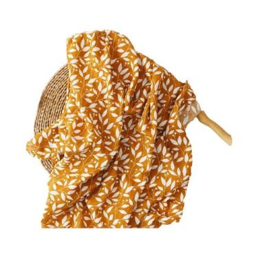 Imagem de Manta De Muslin Macia Para Bebês 120x110cm 100% Algodão Cobertor Para 