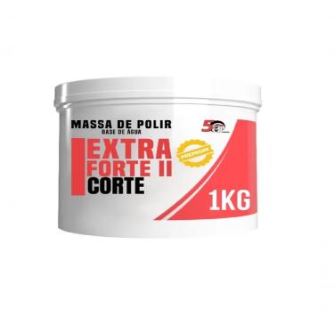 Imagem de Massa de Polir Automotiva para Remoção de Marcas de Lixamento Extra Forte II Premium Alto Poder de Corte 1KG Lincoln