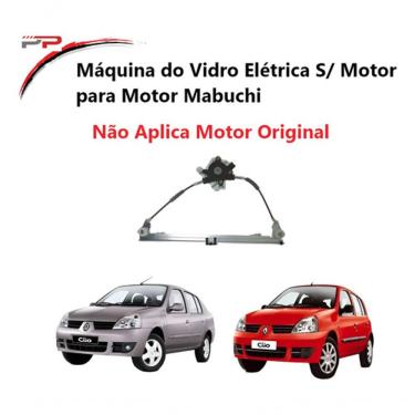 Imagem de Máquina de Vidro Elétrico da Porta Dianteira Direita S-motor Clio 99-16 4 Portas Compat...