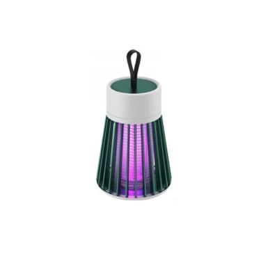 Imagem de Matador de Mosquito Elétrico com Luz UV USB Armadilha Silenciosa Janela 360 graus  Verd...