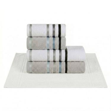 Imagem de Jogo de toalhas Banhão Gigante Karsten Lumina 5 Peças - Fio Penteado