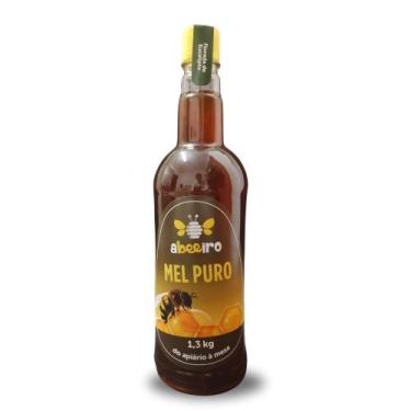 Imagem de Mel Abeeiro Puro e Natural garrafa 1,3kg, Florada Eucalipto