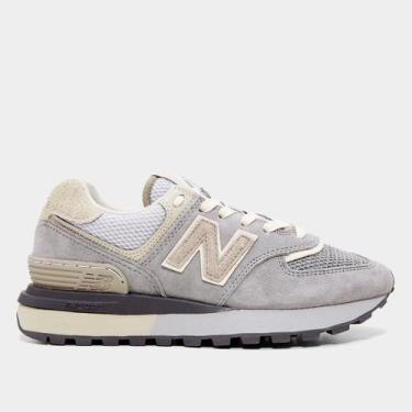 Imagem de Tênis Couro New Balance NB 574 Legacy, Cinza, 36