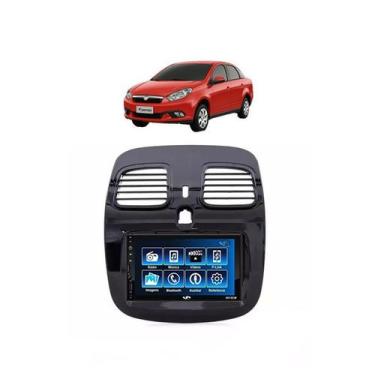 Imagem de Kit Multimídia Grand Siena 2012 / 2019 Mold Graf Mp5 7 Pol BT USB Espe