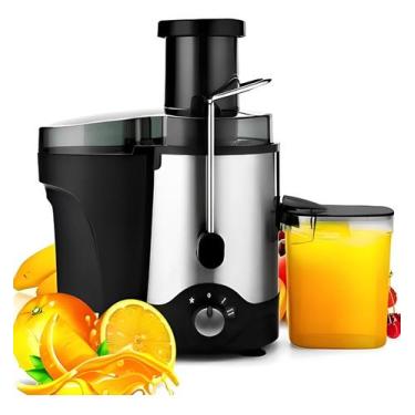 Imagem de Centrífuga Frutas Suco Vitaminas Legumes Espremedor Eletrico Inox - Vi